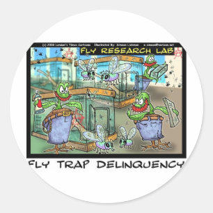 Venus Fly Trap Deliquity Funny Rick London Geschen Runder Aufkleber