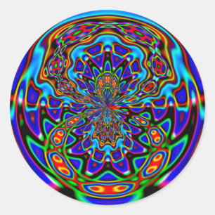 Venus Fly Trap Runder Aufkleber