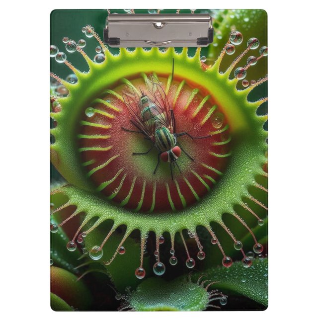 Venus Flytrap Floral Fun Gothic Office Klemmbrett (Vorderseite)