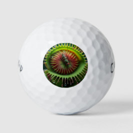 Venus Flytrap Floral Whimsical Fun Golfball
