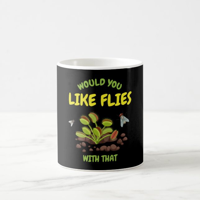 Venus Flytrap Karnivoren wie Fliegen Kaffeetasse (Mittel)