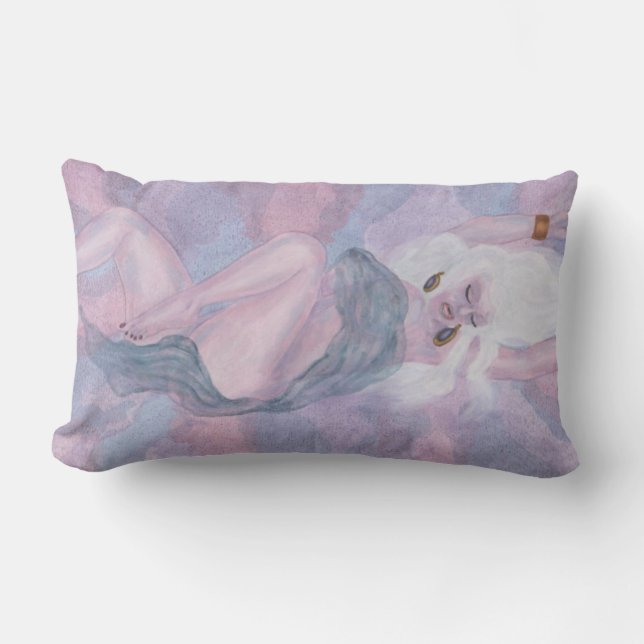 Venus, Göttin, Wasserfarbe, Liebe, Fantasie, Kunst Lendenkissen (Vorderseite)