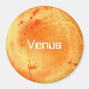 Venus in Gelb und Orange Magnet