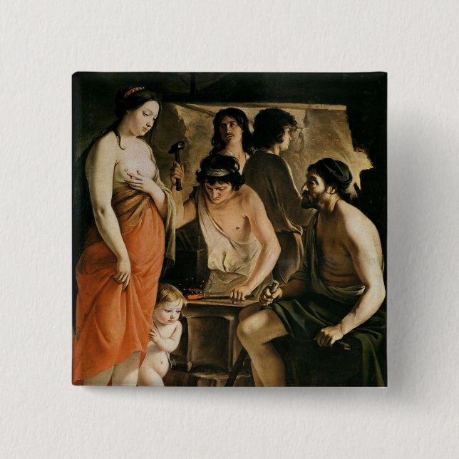 Venus in Vulcans Schmiede, 1641 Button (Vorderseite)