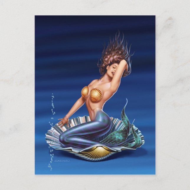 "Venus ist zurück" Postkarte (Vorderseite)