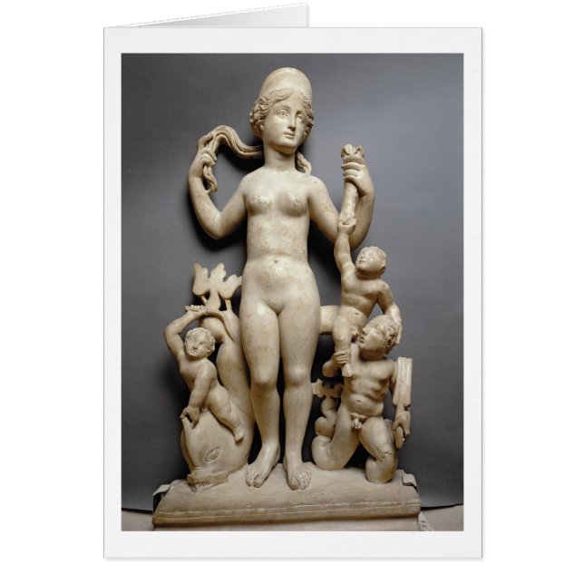 Venus mit putti, einem Triton und einem Delphin, (Vorne)