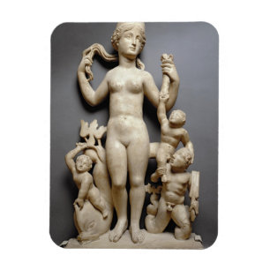 Venus mit Putti, Triton und Delphin, römisch, 4 Magnet