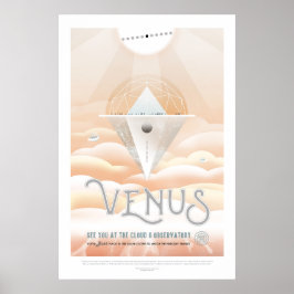 Venus Obsevatory für Mars für die Durchreise Ferie Poster