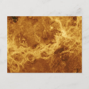 Venus Planet Foto Postkarte