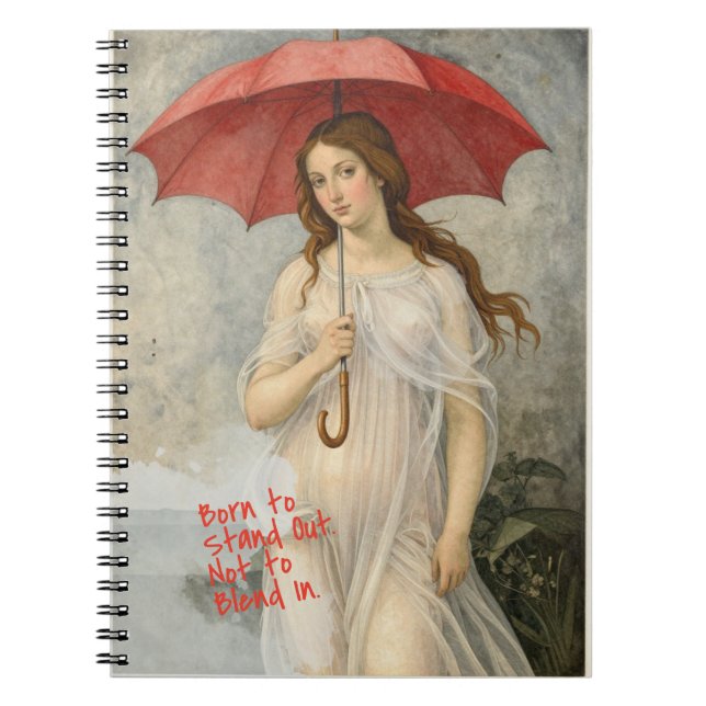Venus Sandro Botticelli Notebook Notizblock (Vorderseite)