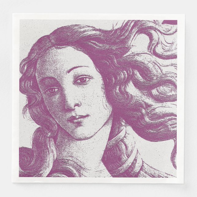Venus * Sandro Botticelli Serviette (Vorderseite)