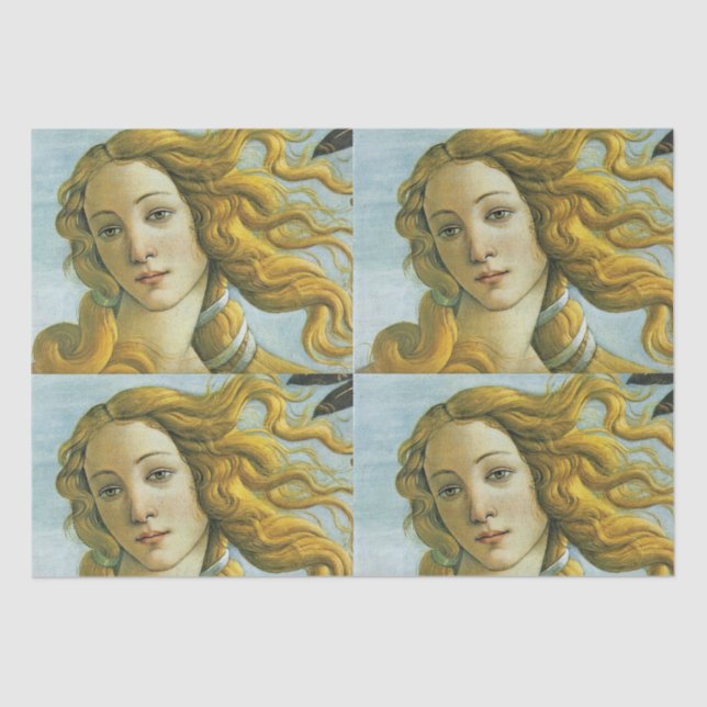 Venus * Sandro Botticelli Tissue Paper Seidenpapier (Vorderseite)