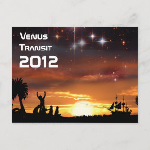 Venus Transit 2012 Postkarte