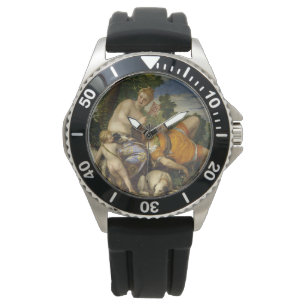 Venus und Adonis (von Paolo Veronese) Armbanduhr