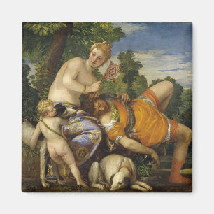 Venus und Adonis (von Paolo Veronese) Magnet