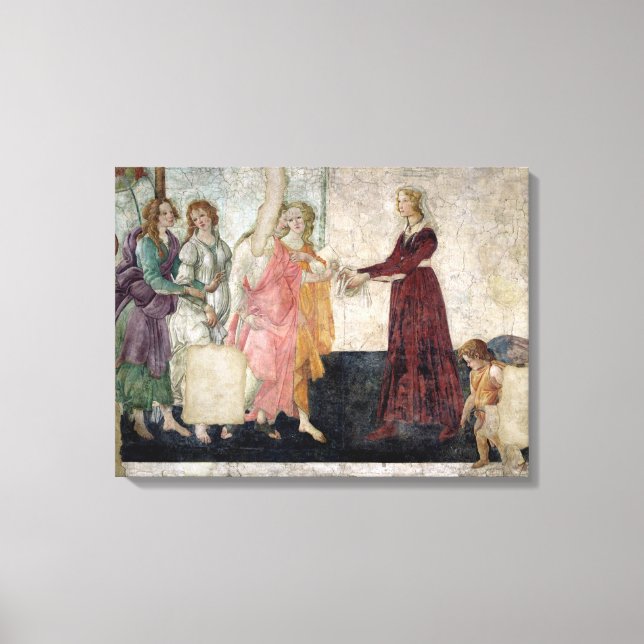 Venus und die Graces Leinwanddruck (Vorderseite)
