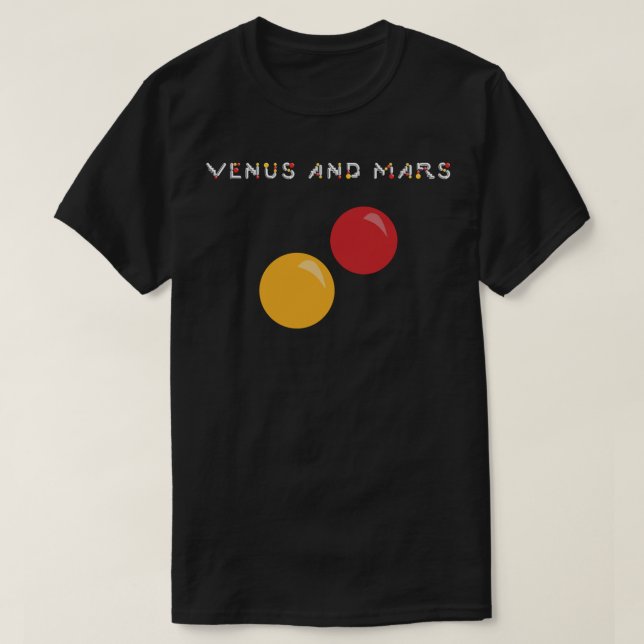 Venus und Mars - Albumabdeckung T-Shirt (Design vorne)