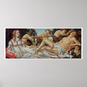 Venus und Mars von Sandro Botticelli Poster