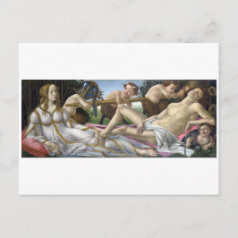 Venus und Mars von Sandro Botticelli Postkarte