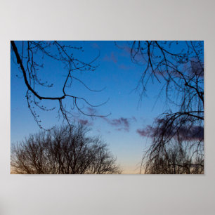 Venus und Merkur bei Sunset, Ohio Poster
