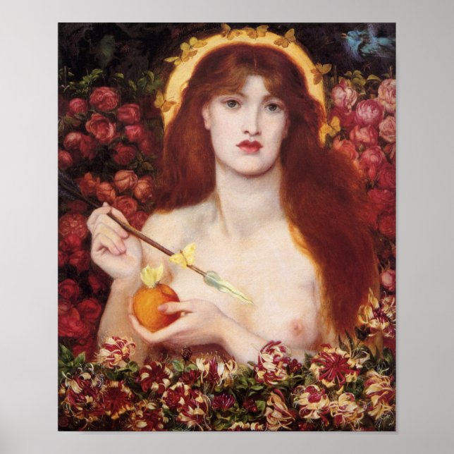 Venus Verticordia Dante Gabriel Rossetti Cardstock Poster (Vorne)