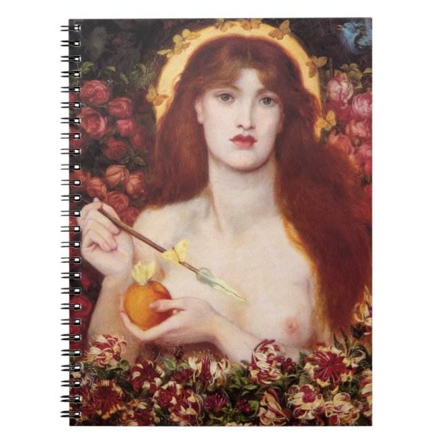 Venus Verticordia (von Dante Gabriel Rossetti) Notizblock (Vorderseite)