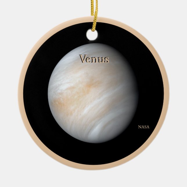 Venus vom 10. März Keramik Ornament (Vorne)