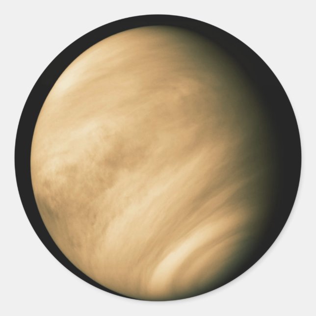 VENUS von Mariner 10 NASA Flyby Foto Runder Aufkleber (Vorderseite)