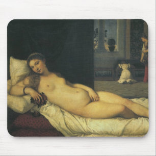 Venus von Urbino von Tizian, Renaissance Art Mousepad