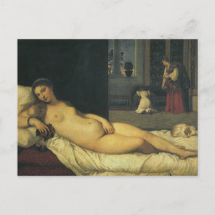 Venus von Urbino von Tizian, Renaissance Art Postkarte