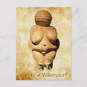 Venus von Willendorf Alte Kunst Postkarte