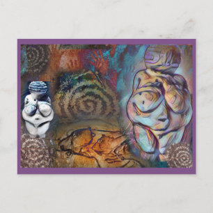 Venus von Willendorf Postcard Postkarte