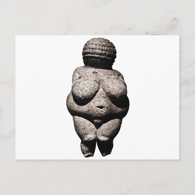 Venus von Willendorf Postkarte (Vorderseite)