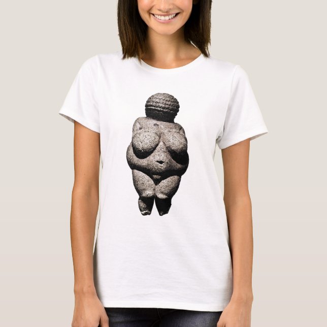Venus von Willendorf T-Shirt (Vorderseite)