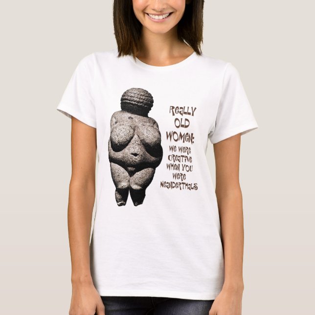 Venus von Willendorf T-Shirt (Vorderseite)