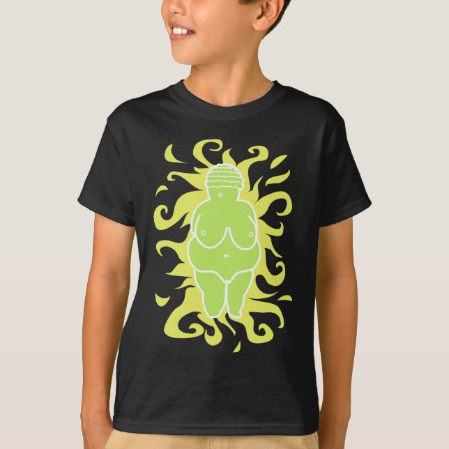 Venus von Willendorf T-Shirt (Vorderseite)