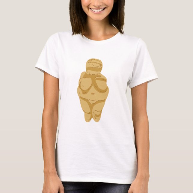 Venus von Willendorf T-Shirt (Vorderseite)