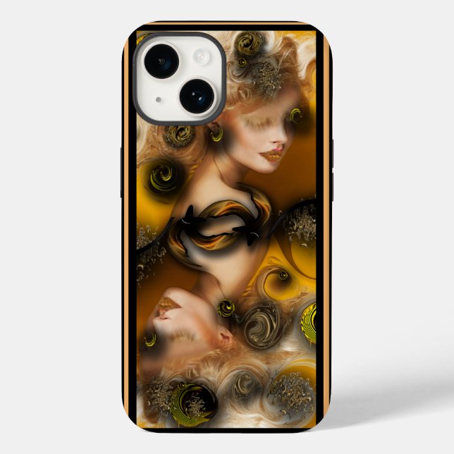 "Venus with Creation" Apple iPhone 14 Case (Rückseite)