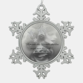 "Venus with Creation", Schneeflocken Zinn-Ornament