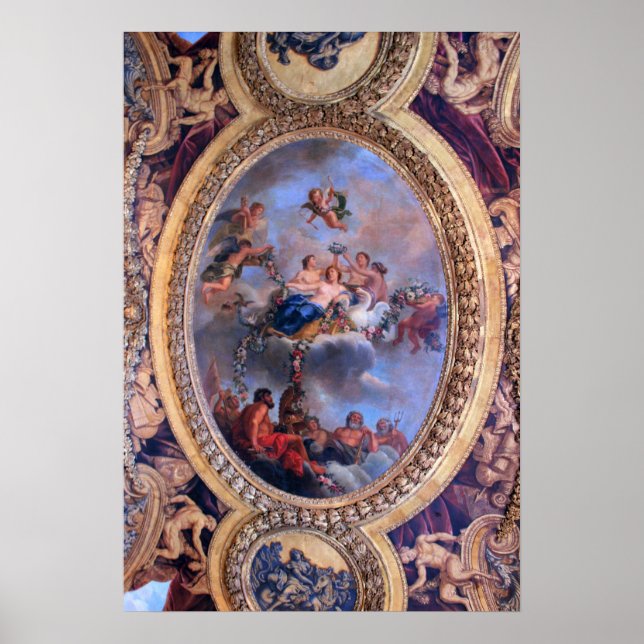 Venus Zeichnend Saal Poster (Vorne)