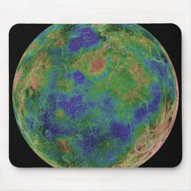Venus, zentriert auf dem Südpol Mousepad (Vorne)