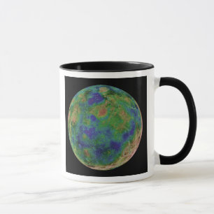 Venus, zentriert auf dem Südpol Tasse