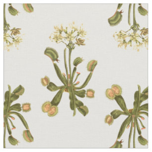 Venusfliegenfalle Blumen Blüten Stoff