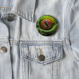 Venusfliegenfalle Blumen-Spaß Bold Whimsical  Button