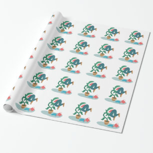 Venusfliegenfalle gefüttert geschenkpapier