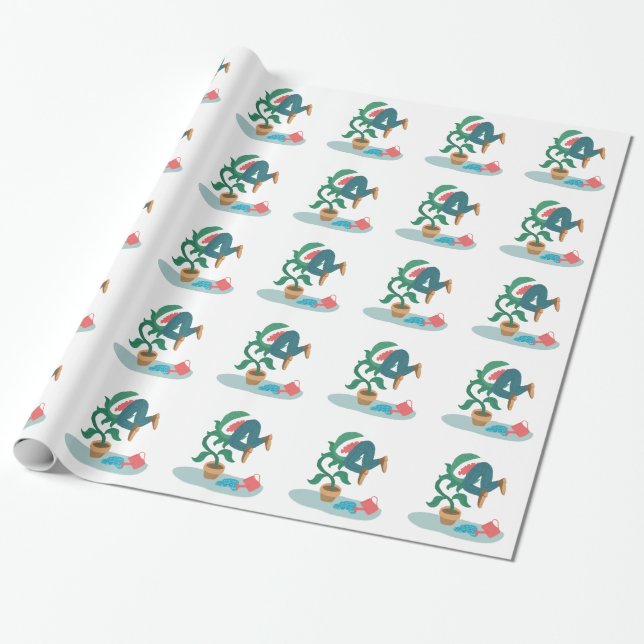 Venusfliegenfalle gefüttert geschenkpapier (Ungerollt)