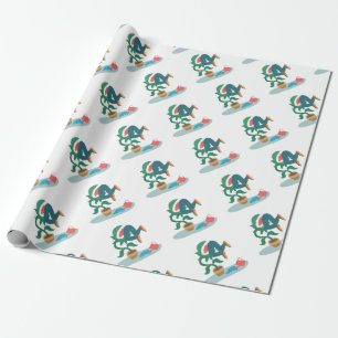 Venusfliegenfalle gefüttert geschenkpapier