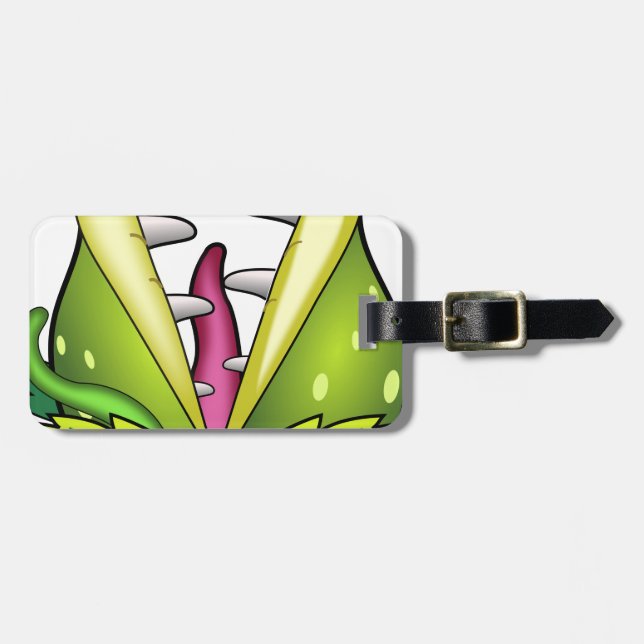 Venusfliegenmonster Gepäckanhänger (Vorderseite horizontal)