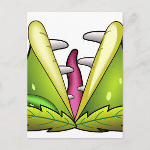 Venusfliegenmonster Postkarte