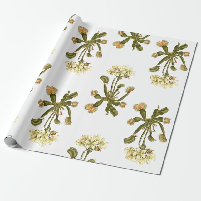 Venusflytrap-Blume Geschenkpapier (Ungerollt)